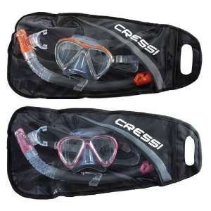  Cressi Lince Mask and Gamma Snorkel Combo Sports 