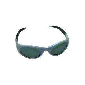   High Impact Safety Glasses   Silver Frames/Shaded Lens