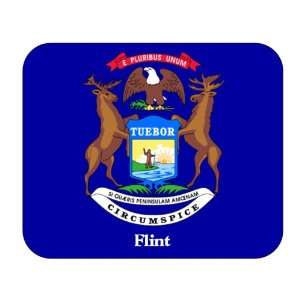  US State Flag   Flint, Michigan (MI) Mouse Pad Everything 