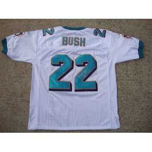  Miami Dolphins REGGIE BUSH Signed Autographed NFL Jersey 