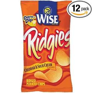 Wise Cheddar and Sour Cream Potato Chips, 8.75 Oz Bags (Pack of 12)