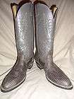 NEW NOCONA BOOTS Mens Genuine Lizard Leather Gray Western Cowboy Boots 