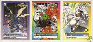 99 Digimon Regular Card Game Singles  