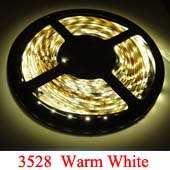 5M 300 LED 3528 Warm White Waterproof Light Strip 12V  