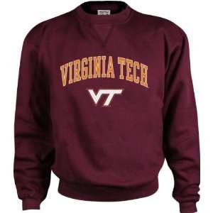  Virginia Tech Hokies Perennial Crewneck Sweatshirt Sports 