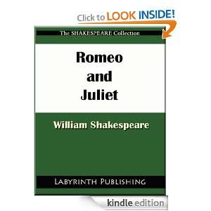 Romeo and Juliet William Shakespeare  Kindle Store