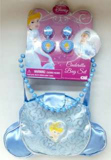 Disney Princesses Dress Up Set Glamour Bag, Necklace & Earrings NEW 
