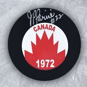  J.P. PARISE 1972 Team Canada Autographed Hockey PUCK 