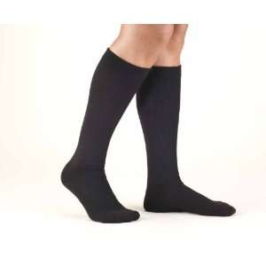   Womens Casual Comfort 10 20 Mmhg Trouser Socks   X Large   Navy