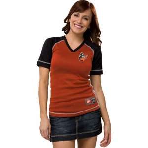  Baltimore Orioles Nike Womens Cooperstown V Neck Jersey 