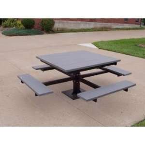  T Table with Slats Patio, Lawn & Garden
