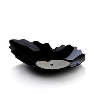  Restaurantware Mini Coquille Plate, 100 Count Box, Black 