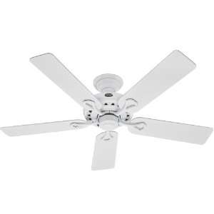 Hunter Fan 20516 Core Ceiling Fans 52 Inch White with 5 White Light 