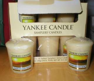 Yankee Candle Napa Valley Sun votives x 6 limited edition  