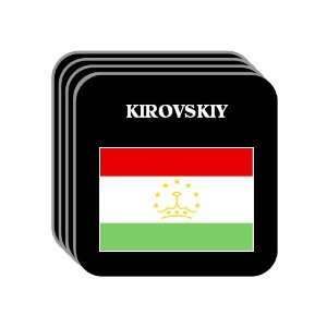  Tajikistan   KIROVSKIY Set of 4 Mini Mousepad Coasters 