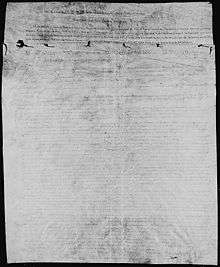 the first page of the treaty of greenville
