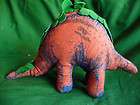 Orange Blue Dinosaur Green Felt Scales Plush Stuffed Animal 12