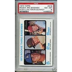    1973 Topps #615 Mike Schmidt Rookie PSA 8 Sports Collectibles