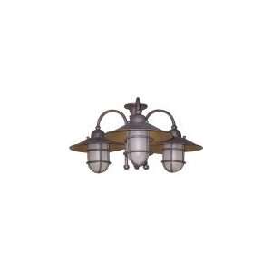 Warehouse Indoor/Outdoor Old Chicago Ceiling Fan Light Kit Monte Carlo 