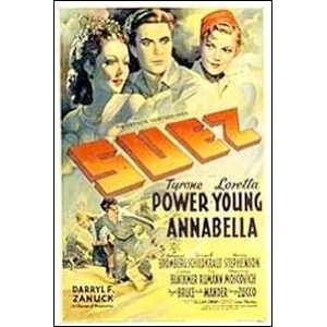  Suez (1938) Tyrone Power, Loretta Young, Annabella, Allan 