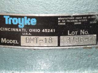 TROYKE DMT 18 INDEXING ROTARY TABLE 15 x 15  