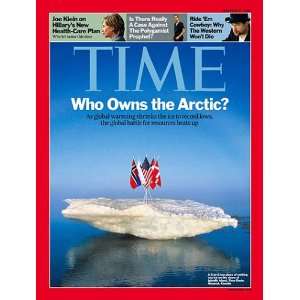  Time Magazine, October 1 2007, Who Owns the Arctic (back 