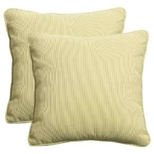   Woven Green Outdoor Pillows made from Durable Polypropylene Patio