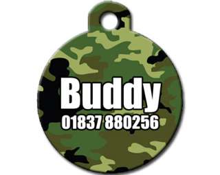 Cool Custom Personalised Pet Dog Name ID Tag For Collar  