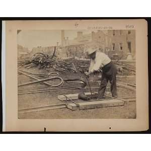  Railroad construction worker,1862 63,Andrew Russell