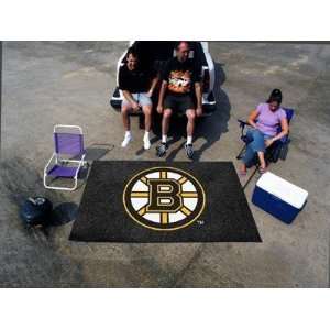  Boston Bruins 5 x 8 Tailgating Area Rug Sports 