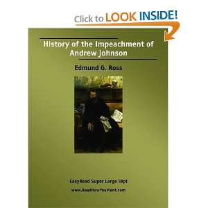  History of the Impeachment of Andrew Johnson 