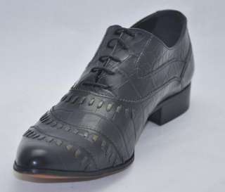 Authentic $555 Just Cavalli Lace Up Leather Dress Shoes US 12 EU 45 