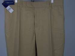   Ralph Lauren Silk/B Dress Pants Tan 36/32 Mens New NWT $165  