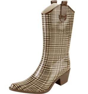 Women Western Rain Boot Rubber Cowboy RainBoot Shoe  