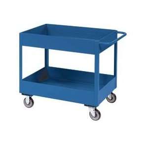  Blue All Welded 6 Deep Shelf Cart 2400 Lb. Cap. 48x24 