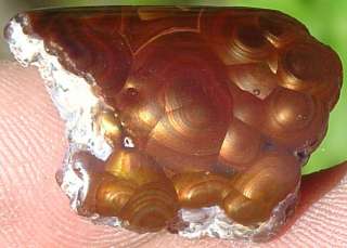 This is a Sweet Polished Fire Agate With Nice Fire and Colors 