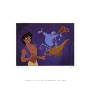 Genie of the Lamp   Poster by Walt Disney (14x11)