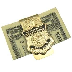 Customs and Border Protection Mini Badge Money Clip  