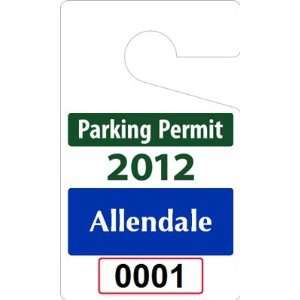   ToughTags Parking Permit Template ToughTag, 3 x 5