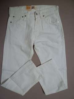 Levis Original Jeans 501 0651 White 42 X 32  