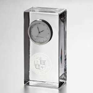  VT Tall Glass Desk Clock by Simon Pearce Sports 