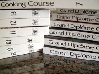 Complete Set of 20 Grand Diplome Cooking Course Cookbooks ~ Plus 