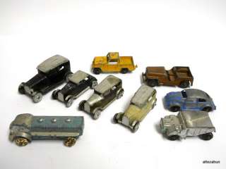 lot of 9 Vintage TOOTSIE Toy Cars, Truck Die Cast  