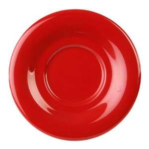  Excellanté Crimson Melamine Collection 5 1/2 Inch Saucer 