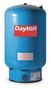 DAYTON Water Tank, 20 Gal, 29 Hx16Dia Precharged 3GVT6  
