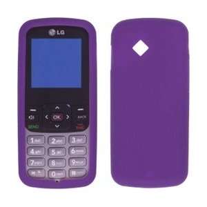  Silicone Gel Case for LG100 LG 100   Purple Electronics