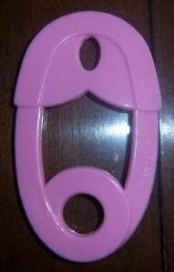 New Baby Shower Safety Pin Teether, Great for Diaper Cakes, Teething 