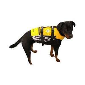   Yellow Colored Dog Flotation Device and Life Vest