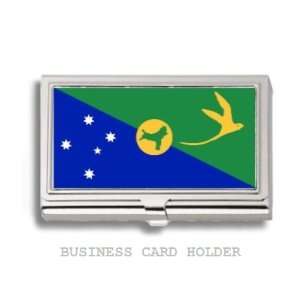 Christmas Island Flag Business Card Holder Case