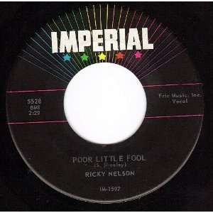   Little Fool/Dont Leave Me This Way (VG+ 45 rpm) Ricky Nelson Music